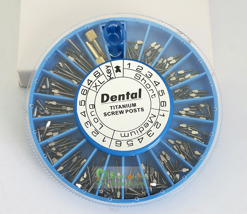 Dental Titanium Screw Posts cross head